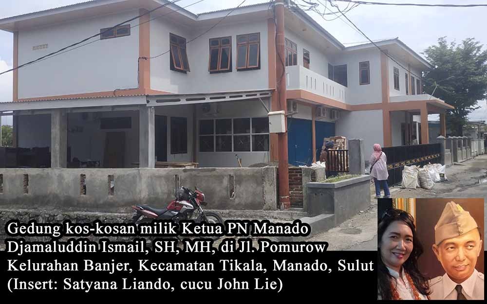 Gedung Kos-kosan Ketua PN Manado Diduga Dibangun di Tanah Milik Keluarga Pahlawan Nasional