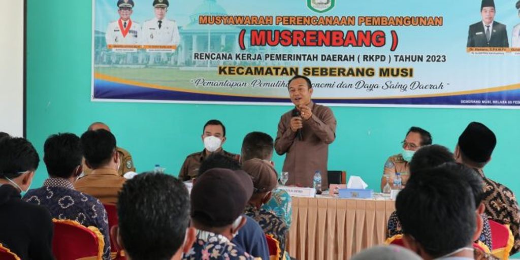 Ketua DPRD Apresiasi Kehadiran Kepala Desa di Musrenbang Seberang Musi